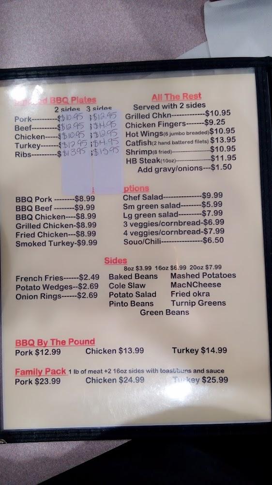 Shaw's Bar-BQ, Inc. Menu image 4